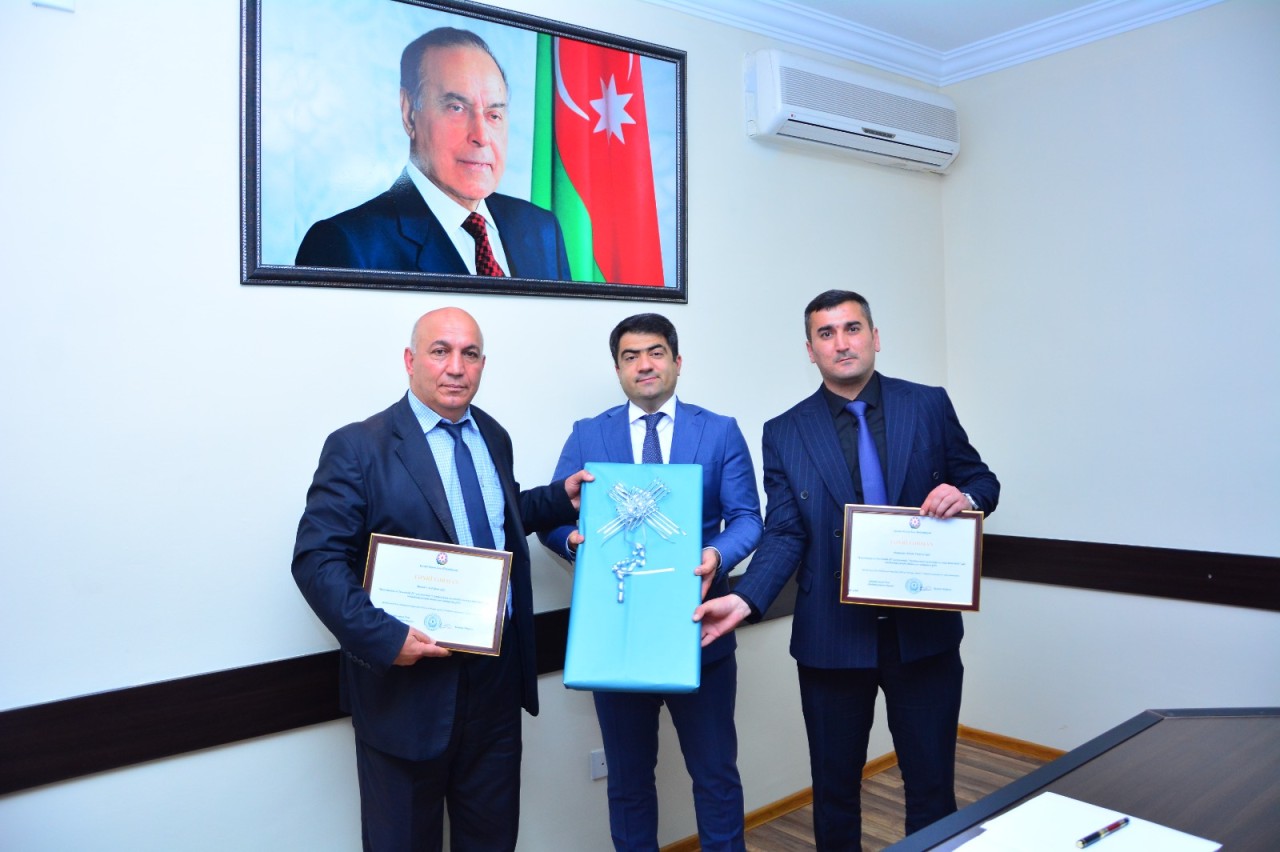 Seymur Orucov bilik yarışının qaliblərini mükafatlandırdı - FOTOLAR