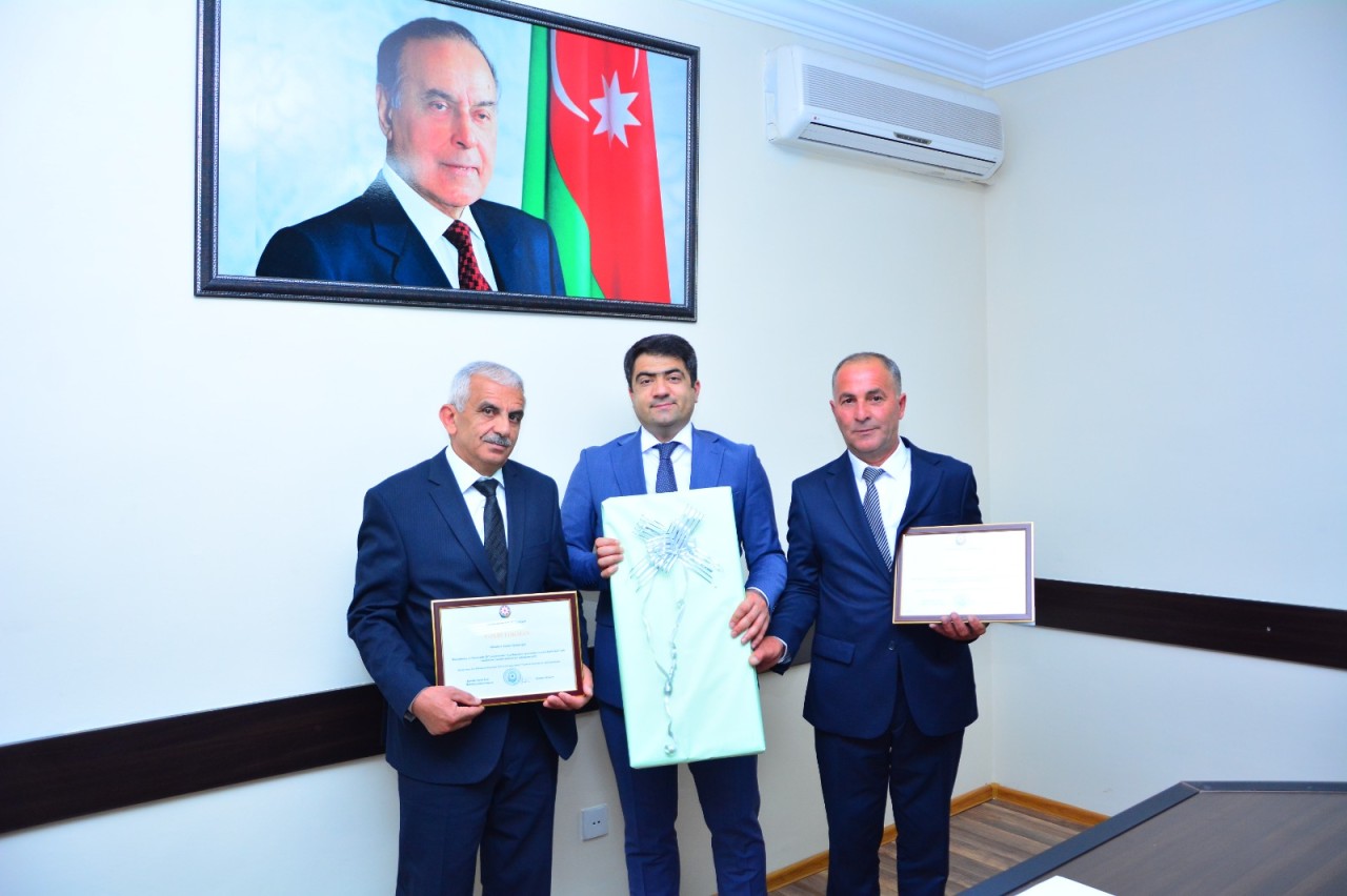 Seymur Orucov bilik yarışının qaliblərini mükafatlandırdı - FOTOLAR