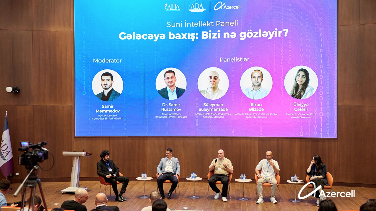 "Azercell" və ADA Universiteti Fondunun tərəfdaşlığı çərçivəsində "TechFront" görüşü keçirildi - FOTOLAR