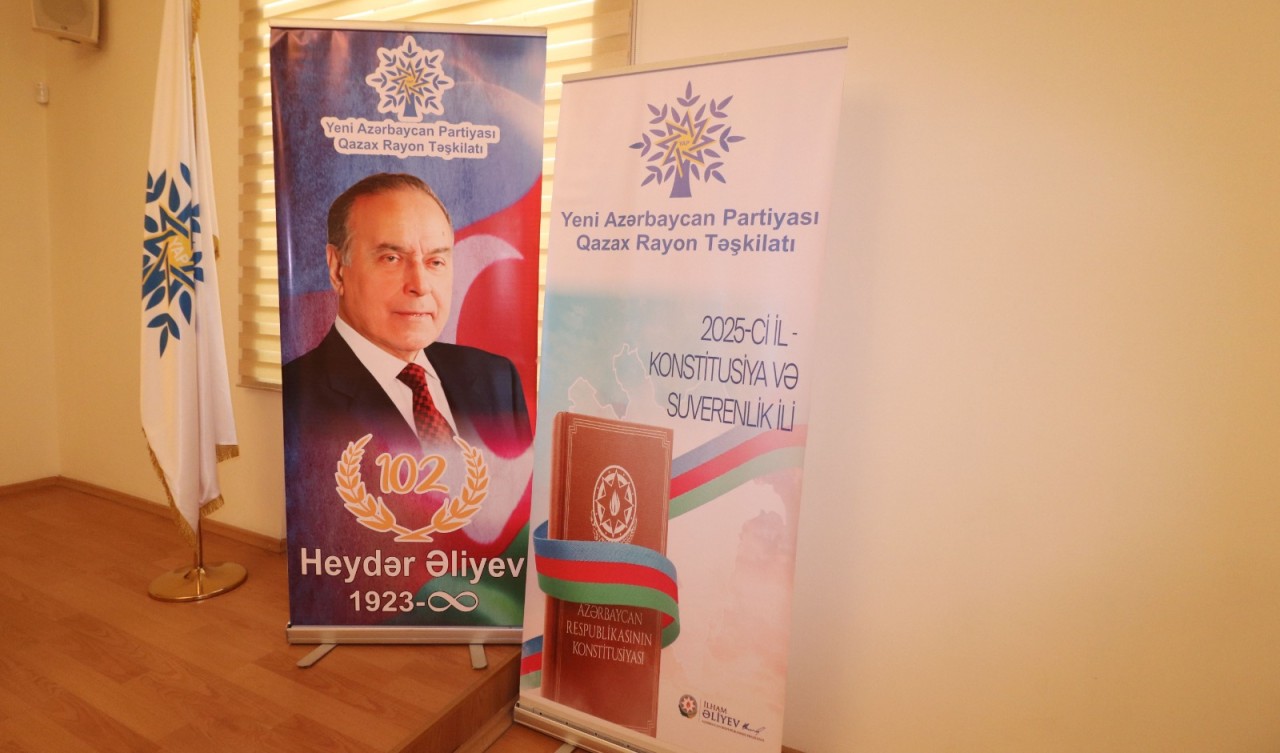 Qazaxda Ulu Öndərə həsr olunmuş tədbir keçirilib - FOTOLAR