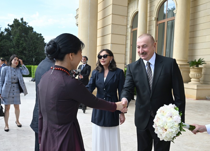 To Lamın rəsmi qarşılanma mərasimi oldu - FOTOLAR