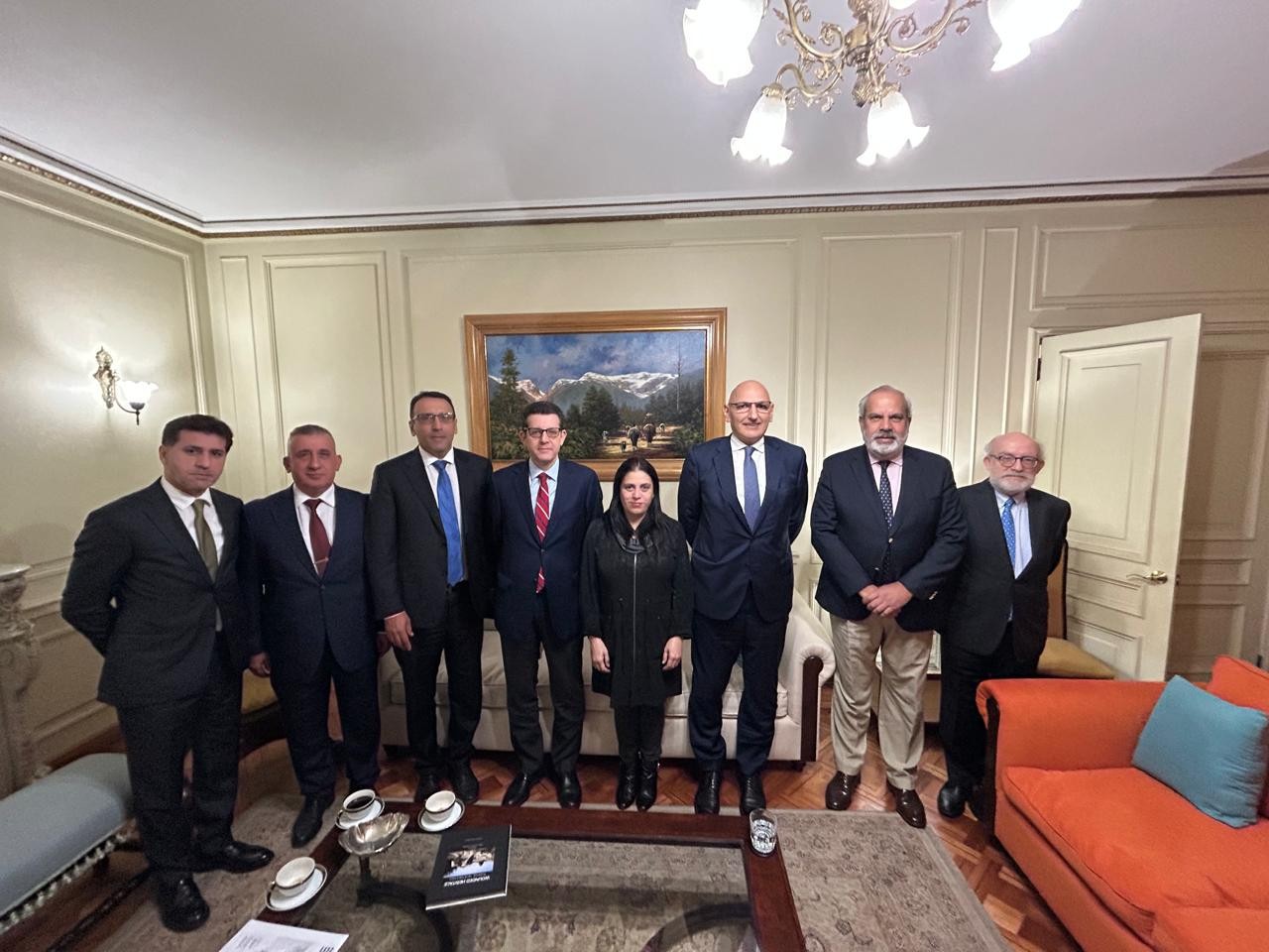 Elçin Əmirbəyov Çilidə işgüzar səfəri çərçivəsində bir sıra görüşlər keçirdi - FOTOLAR