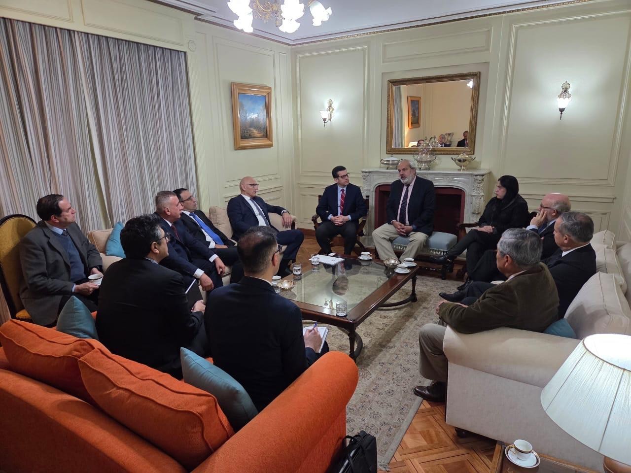 Elçin Əmirbəyov Çilidə işgüzar səfəri çərçivəsində bir sıra görüşlər keçirdi - FOTOLAR