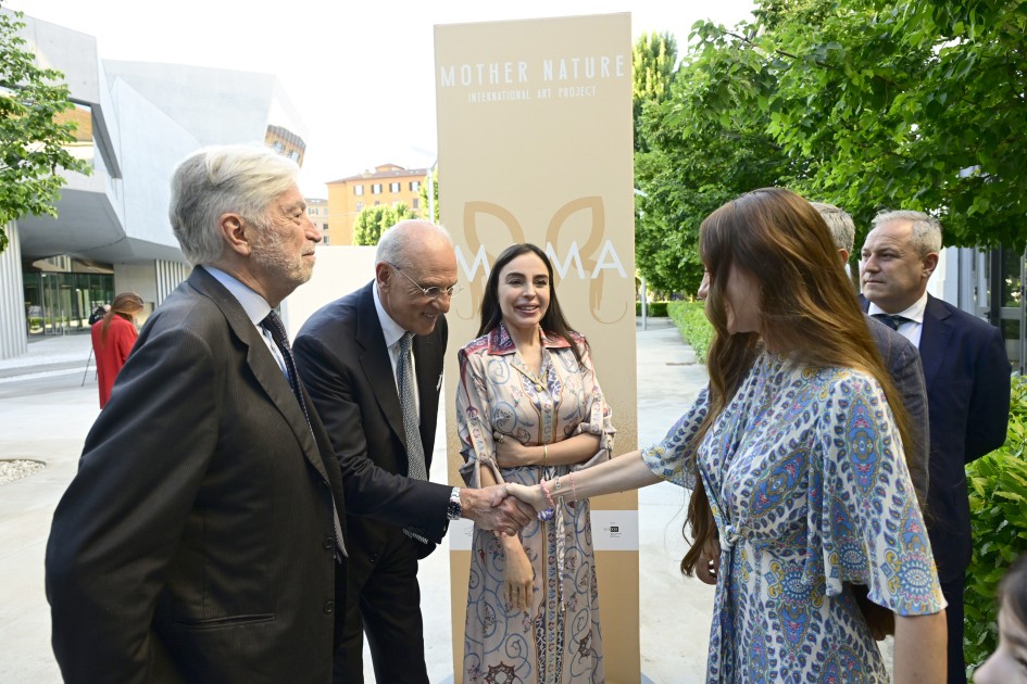 MAMA “Ana təbiət” sərgisinin Romada təqdimatı olub - FOTOLAR