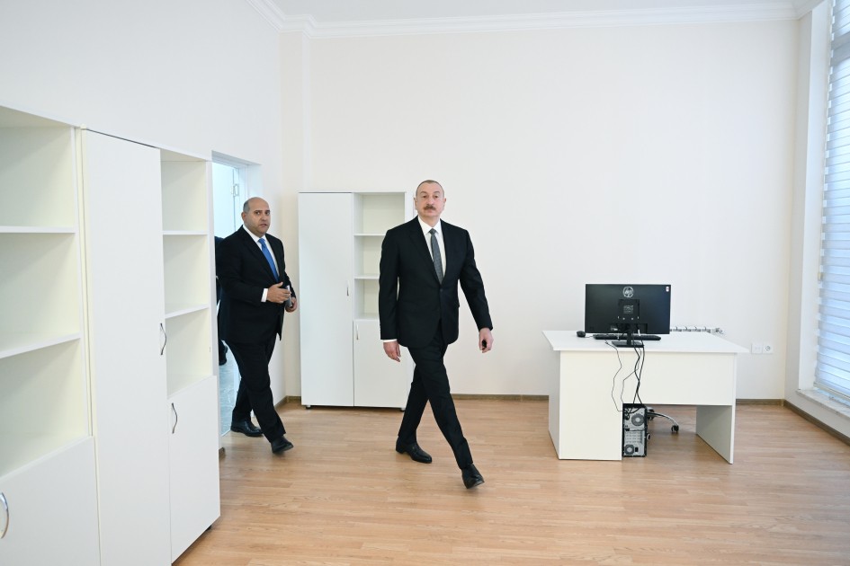 Prezident Kəngərlidəki işlərlə tanış oldu - FOTOLAR (YENİLƏNİB)