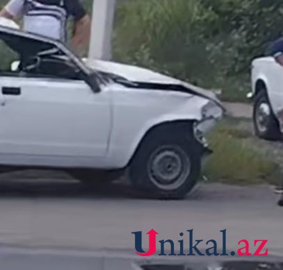 Bərdədə zəncirvari qəza - FOTOLAR