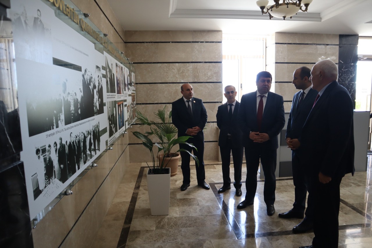 YAP Yasamal rayon təşkilatı Heydər Əliyevlə bağlı konfrans keçirib - FOTOLAR