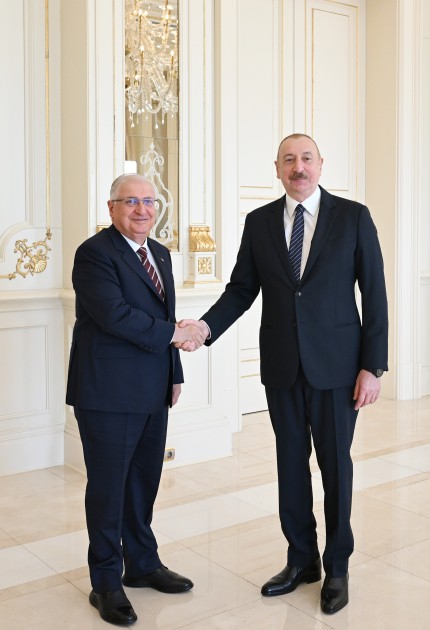 İlham Əliyev  Yaşar Güləri qəbul etdi - VİDEO+FOTOLAR