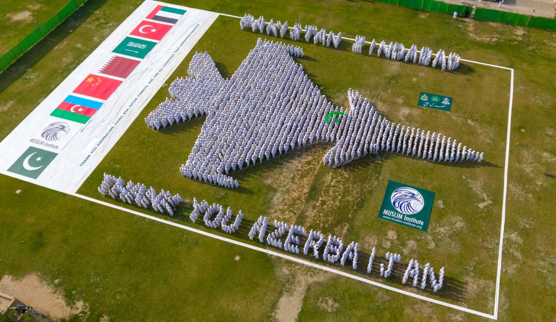 Pakistandan Azərbaycana təşəkkür fləş-mobu - FOTO