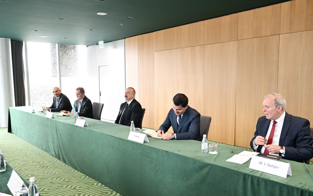 İlham Əliyev Antonio Koşta və Ursula fon der Lyayenlə görüşdü - FOTOLAR (YENİLƏNİB)