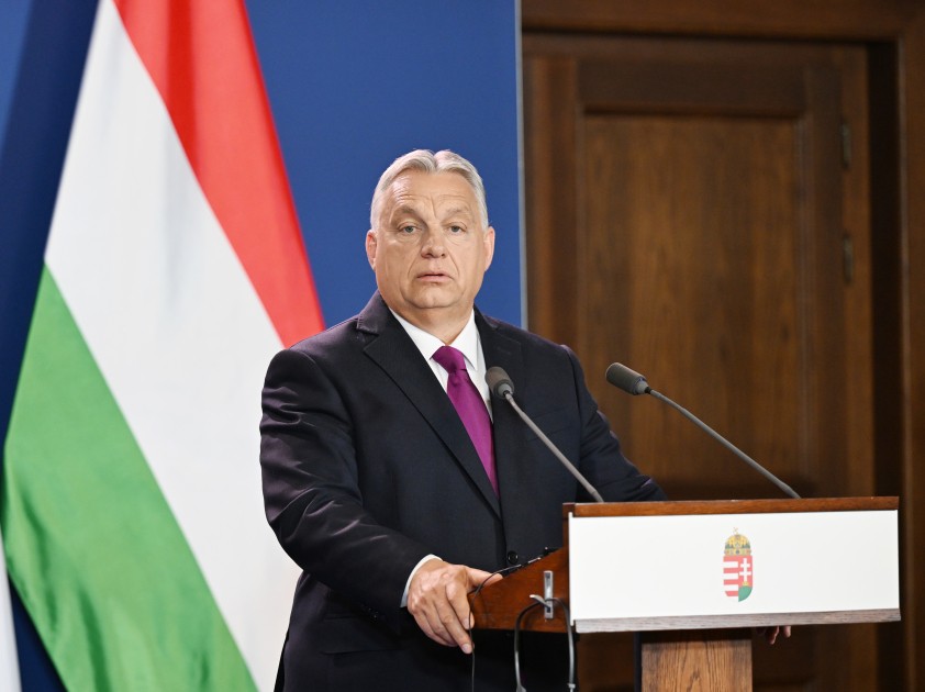 İlham Əliyev və Viktor Orban mətbuata birgə bəyanatla çıxış ediblər - FOTOLAR (YENİLƏNİB)