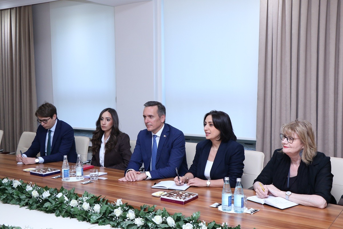 İtaliyanın ölkəmizdəki səfiri AzMİU-da olub - FOTOLAR