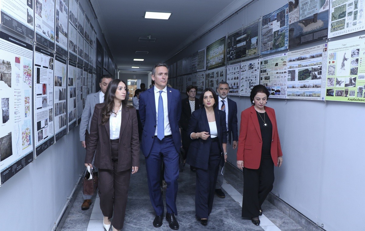 İtaliyanın ölkəmizdəki səfiri AzMİU-da olub - FOTOLAR