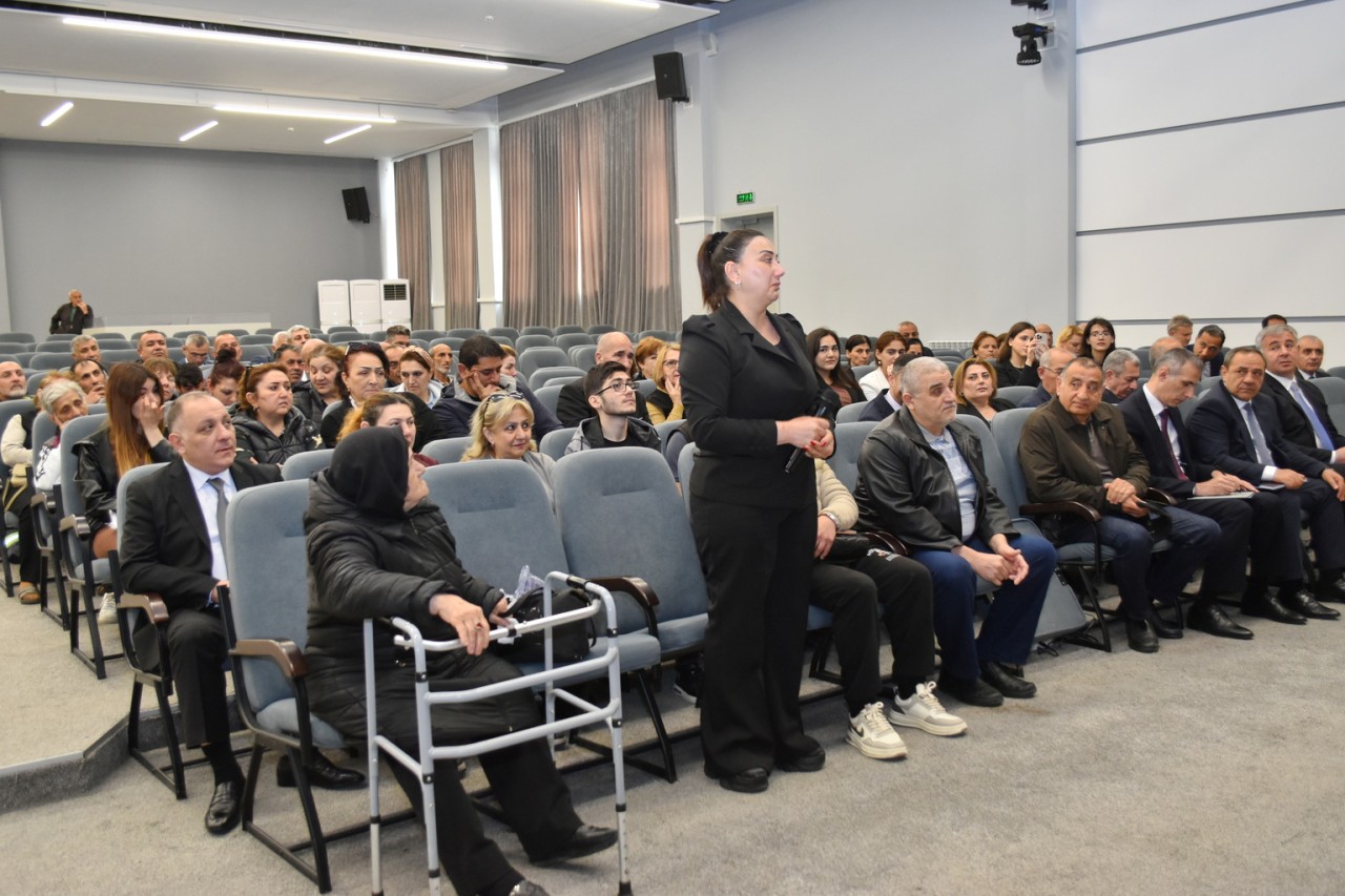 Yasamal rayonunda sakinlər üçün növbəti səyyar qəbul keçirilib - FOTOLAR