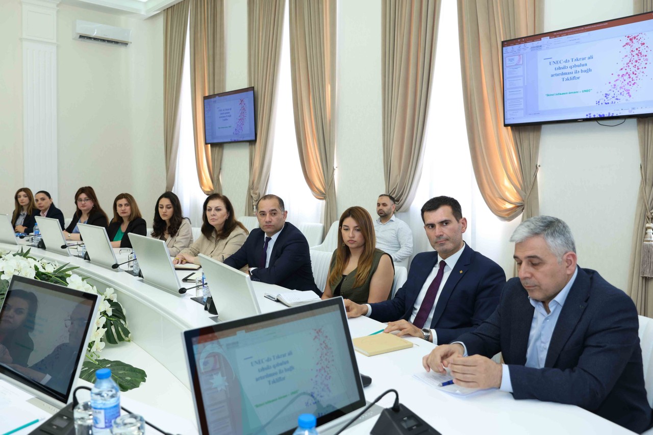 UNEC-də magistratura təhsili üzrə yeni hədəflər müəyyən olunub - FOTO