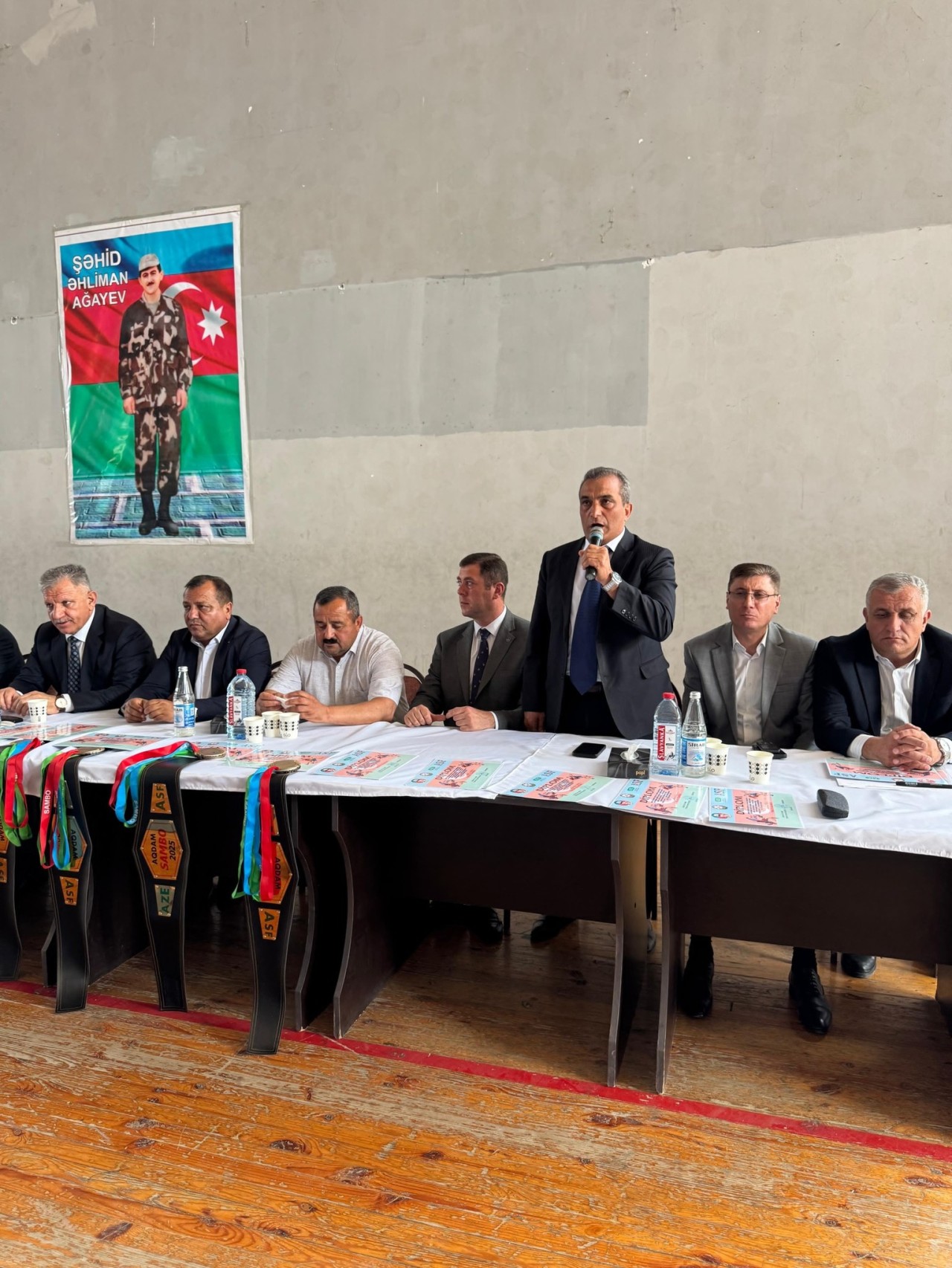 Ağdamda sambo güləşi üzrə açıq respublika turniri keçirildi - FOTOLAR