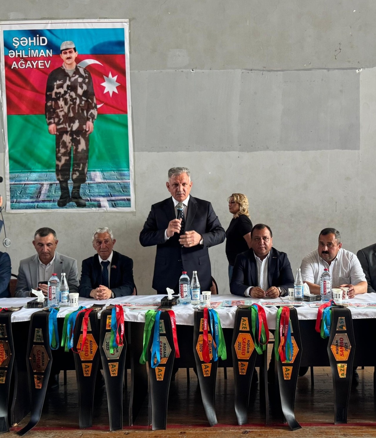 Ağdamda sambo güləşi üzrə açıq respublika turniri keçirildi - FOTOLAR
