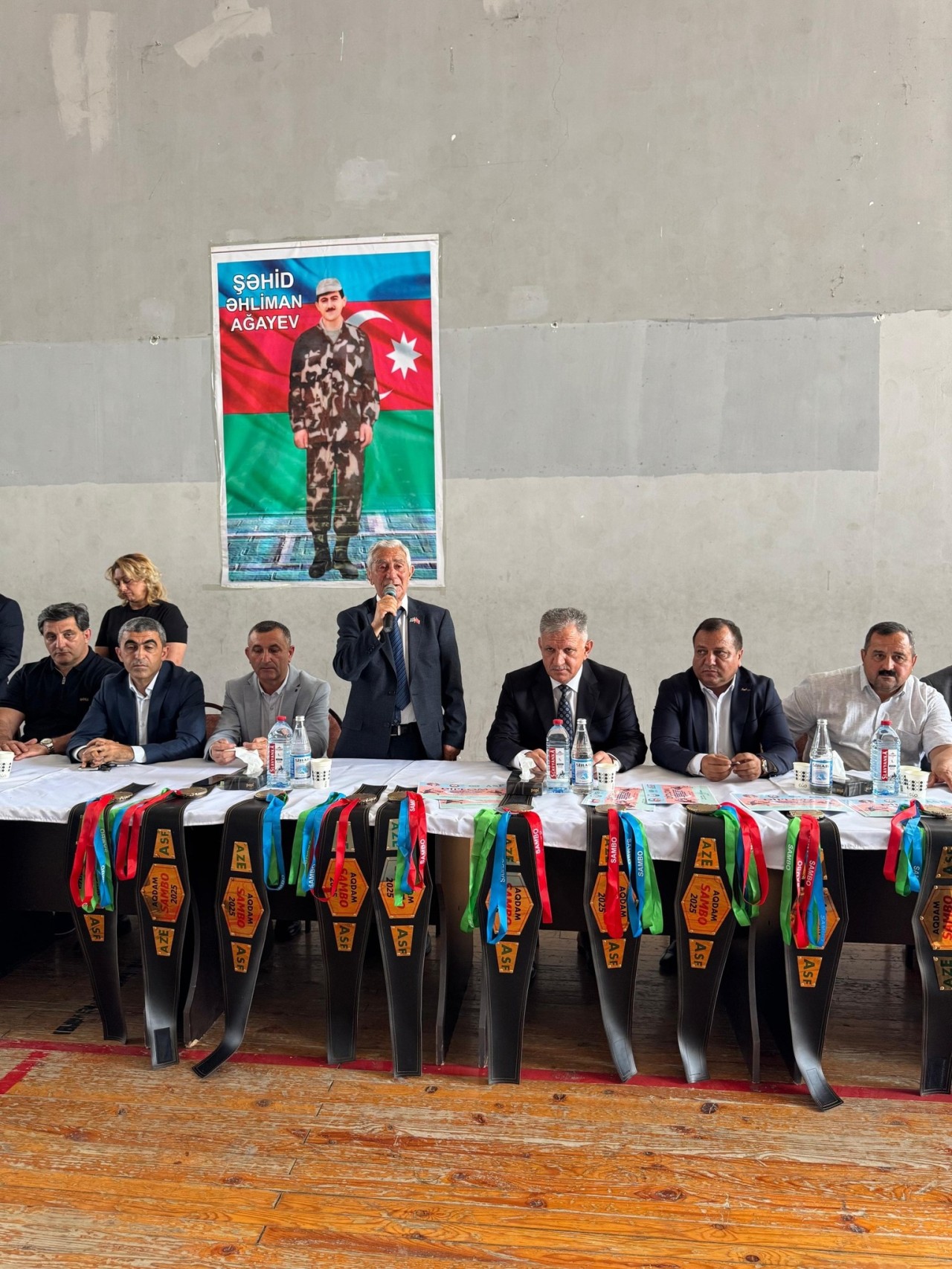 Ağdamda sambo güləşi üzrə açıq respublika turniri keçirildi - FOTOLAR