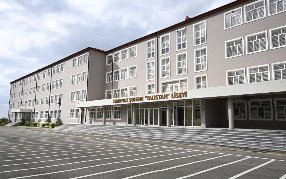 Prezident “Talıstan” liseyinin açılışında - FOTOLAR (YENİLƏNİB)