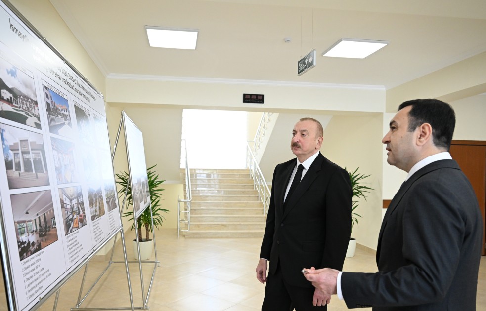 Prezident “Talıstan” liseyinin açılışında - FOTOLAR (YENİLƏNİB)