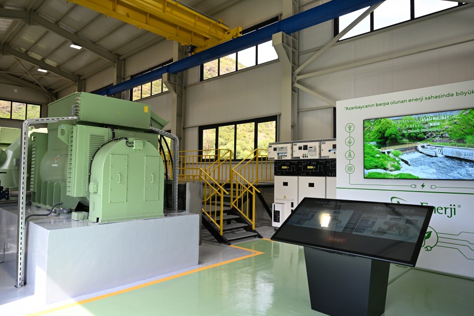 Prezident “Aşağı Malıbəyli” və “Mirik” su elektrik stansiyalarının açılışını etdi - FOTOLAR