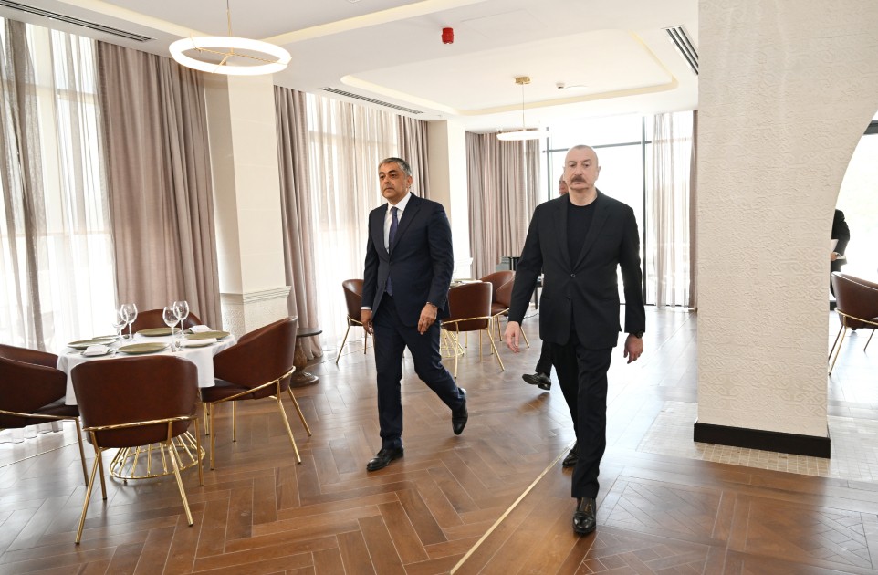 Prezident “Laçın” İstirahət Kompleksinin açılışını etdi - FOTOLAR