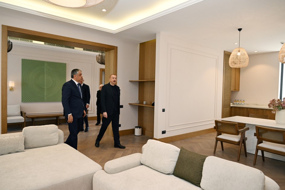 Prezident “Laçın” İstirahət Kompleksinin açılışını etdi - FOTOLAR