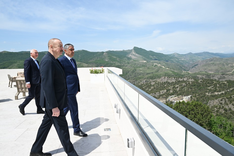 Prezident “Laçın” İstirahət Kompleksinin açılışını etdi - FOTOLAR