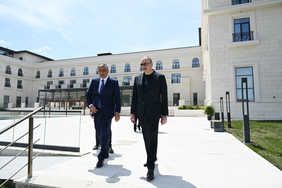 Prezident “Laçın” İstirahət Kompleksinin açılışını etdi - FOTOLAR