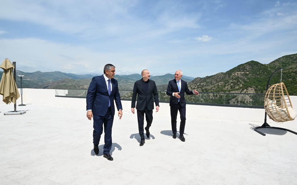 Prezident “Laçın” İstirahət Kompleksinin açılışını etdi - FOTOLAR