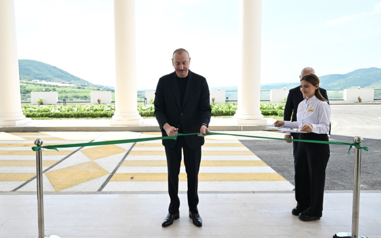 Prezident “Laçın” İstirahət Kompleksinin açılışını etdi - FOTOLAR