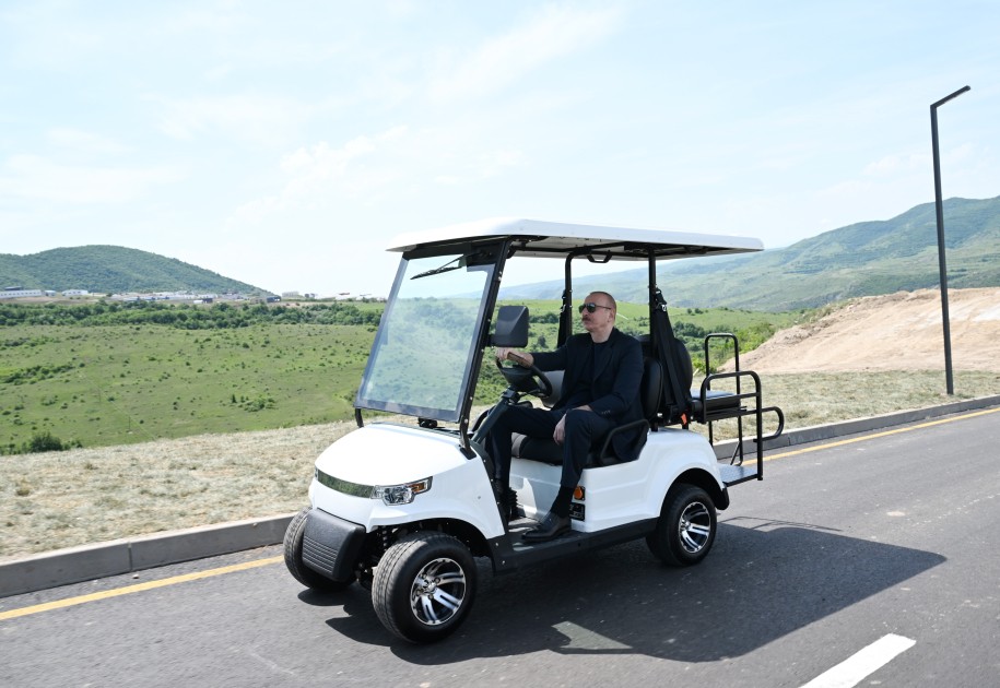 Prezident “Laçın” İstirahət Kompleksinin açılışını etdi - FOTOLAR