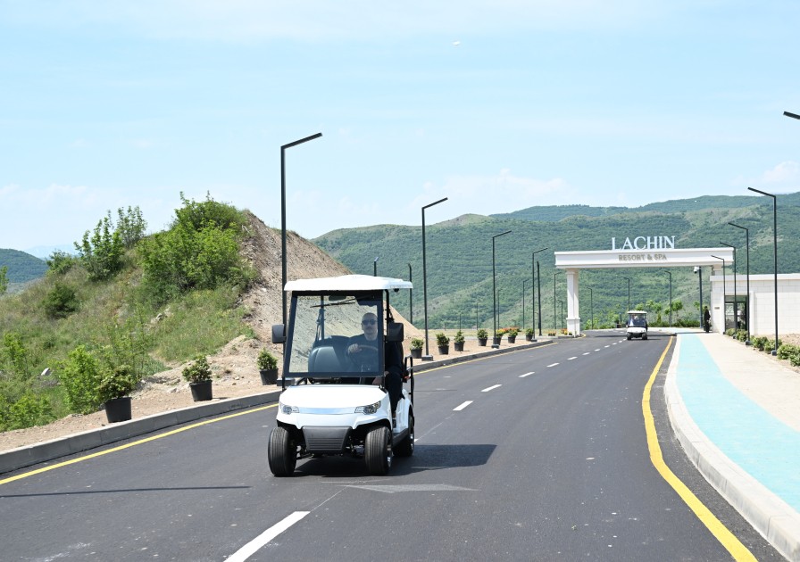 Prezident “Laçın” İstirahət Kompleksinin açılışını etdi - FOTOLAR