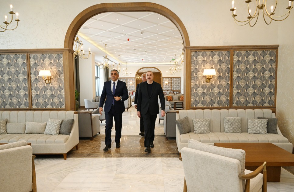 Prezident “Laçın” İstirahət Kompleksinin açılışını etdi - FOTOLAR