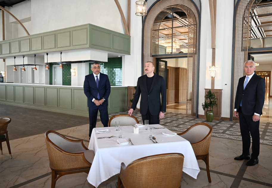 Prezident “Laçın” İstirahət Kompleksinin açılışını etdi - FOTOLAR