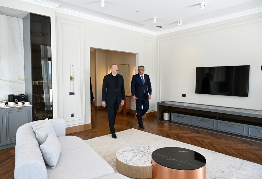 Prezident “Laçın” İstirahət Kompleksinin açılışını etdi - FOTOLAR