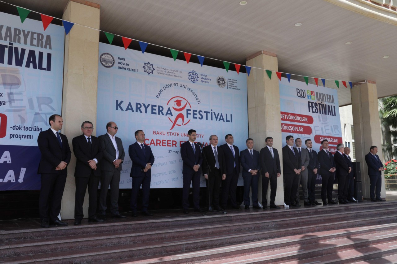 BDU-da Karyera Festivalının açılış mərasimi olub - FOTOLAR