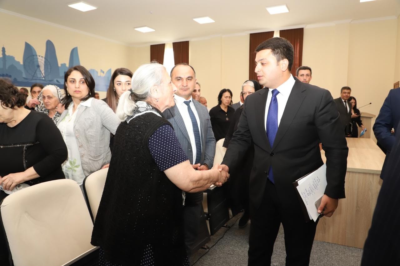 Neftçalanın icra başçısı səyyar görüş keçirib - FOTOLAR