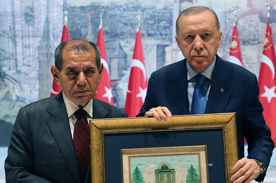 Ərdoğan “Qalatasaray”ı qəbul etdi - FOTOLAR