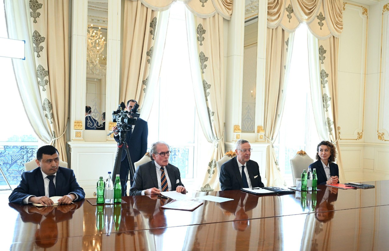 İlham Əliyev Mixael Harmsı qəbul etdi - FOTOLAR (YENİLƏNİB)