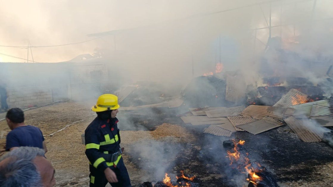 Salyanda yanğın - FOTOLAR