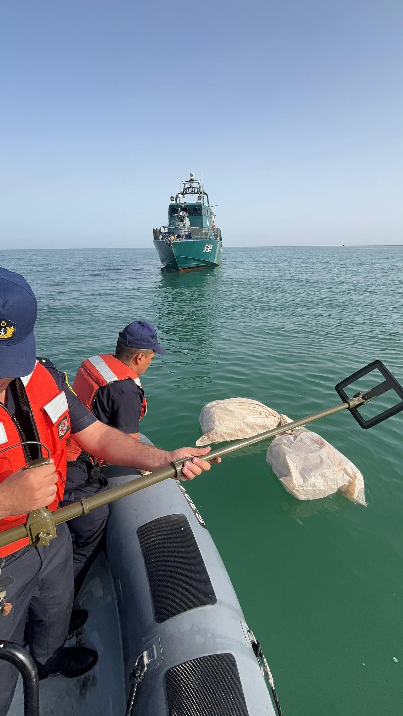 Xəzər dənizi vasitəsilə Azərbaycana narkotik keçirmək istədilər - FOTOLAR