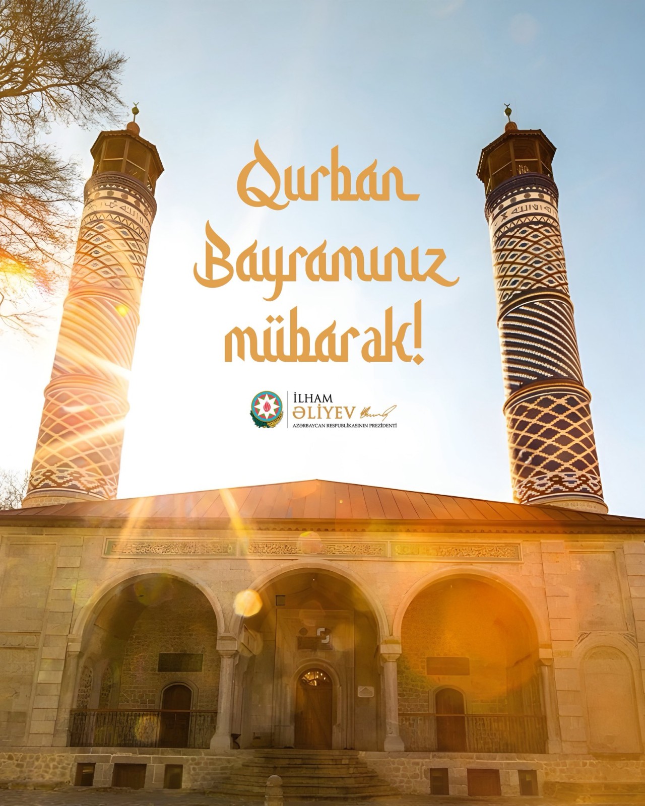 İlham Əliyev Qurban bayramı ilə bağlı paylaşım etdi - FOTO