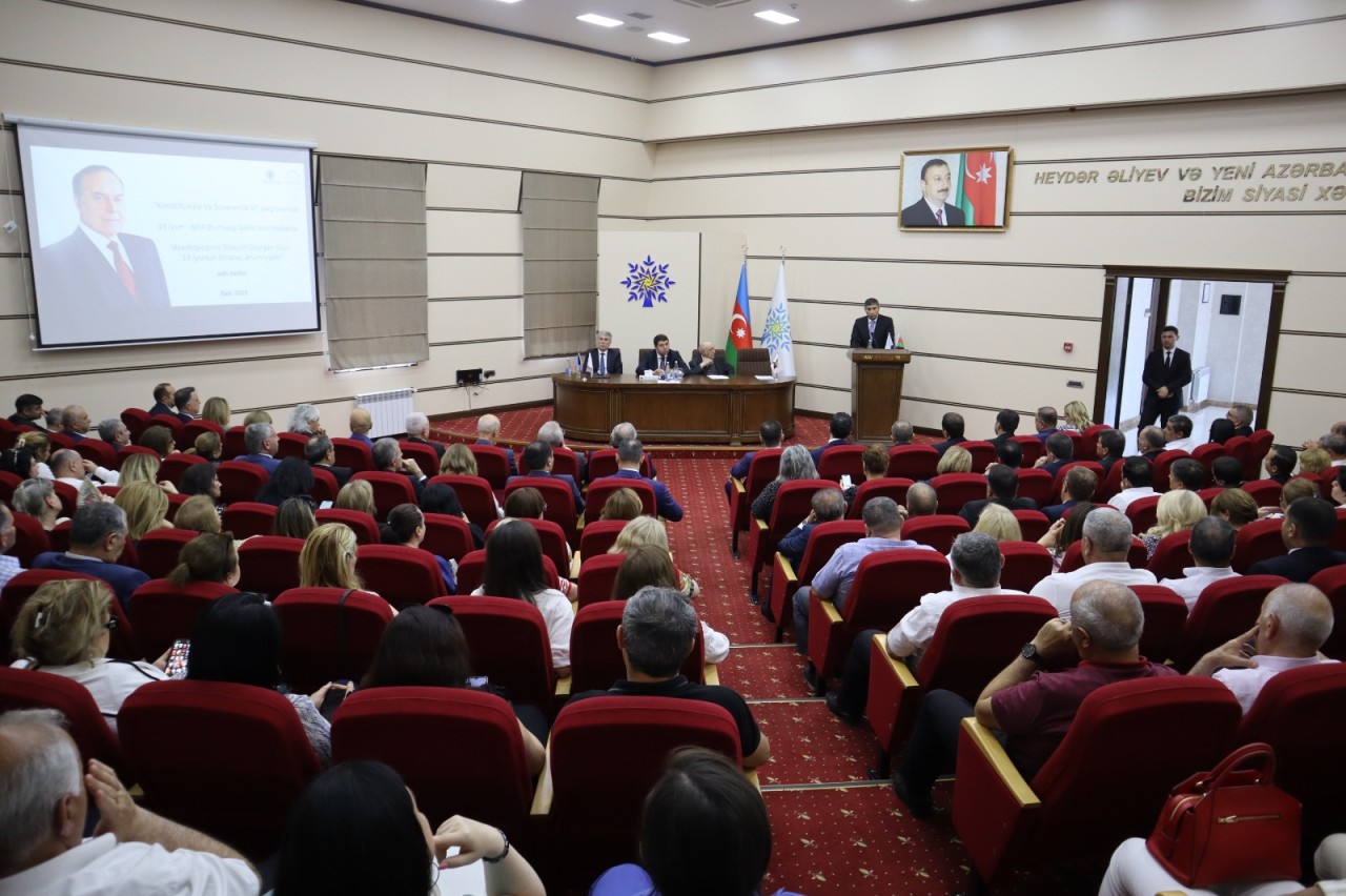 “Azərbaycanın taleyini dəyişən gün: 15 İyunun strateji əhəmiyyəti” - FOTOLAR