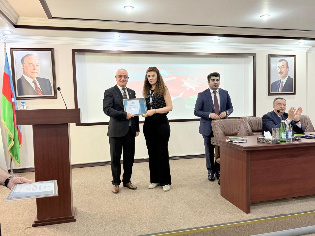 Nərimanov rayonunda Milli Qurtuluş Günü münasibətilə tədbir keçirilib - FOTOLAR