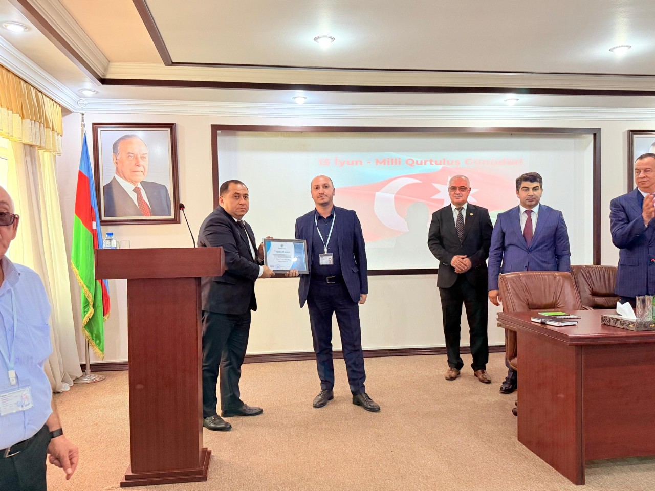 Nərimanov rayonunda Milli Qurtuluş Günü münasibətilə tədbir keçirilib - FOTOLAR