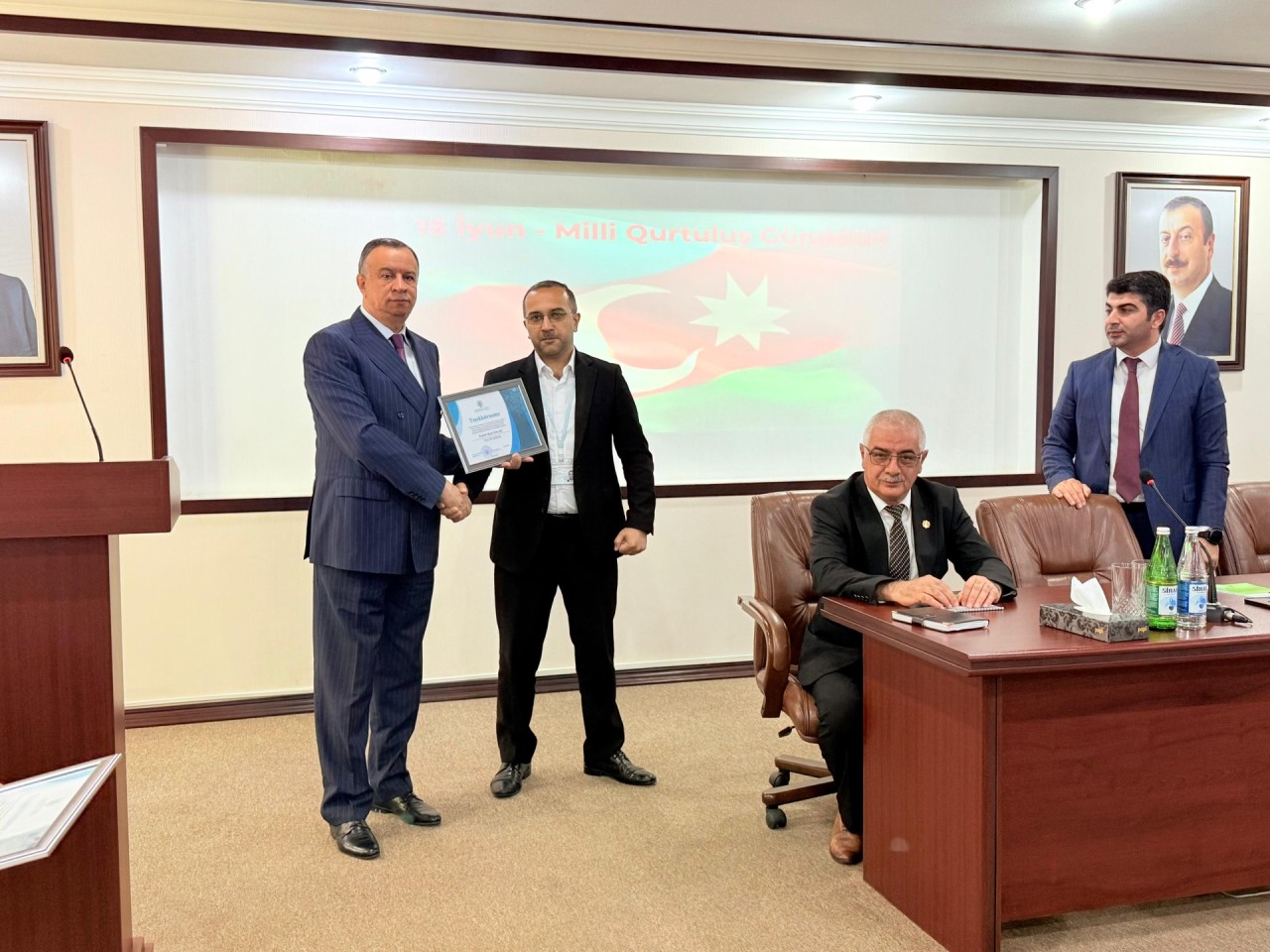 Nərimanov rayonunda Milli Qurtuluş Günü münasibətilə tədbir keçirilib - FOTOLAR