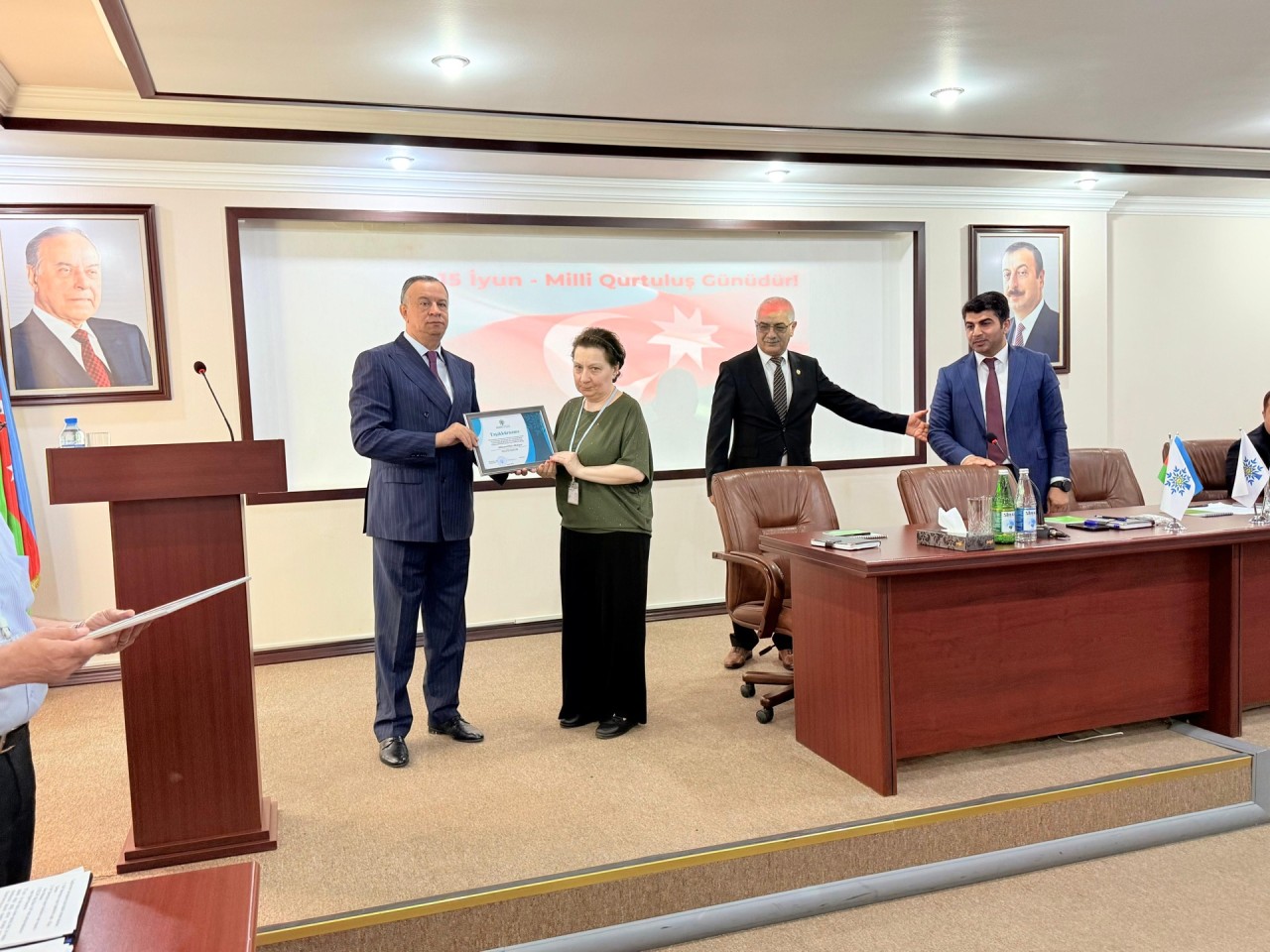 Nərimanov rayonunda Milli Qurtuluş Günü münasibətilə tədbir keçirilib - FOTOLAR