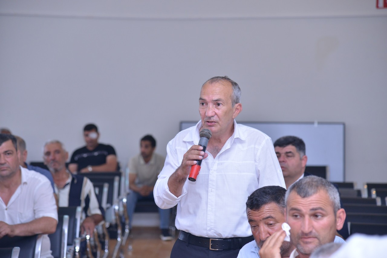 Süleyman Mikayılov Ələt sakinləri ilə görüşdü - FOTOLAR