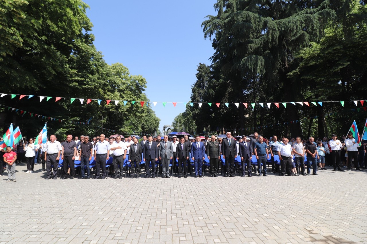 Qazaxda “Qurtuluşun əbədi müəllifi” adlı tədbir keçirildi - FOTOLAR